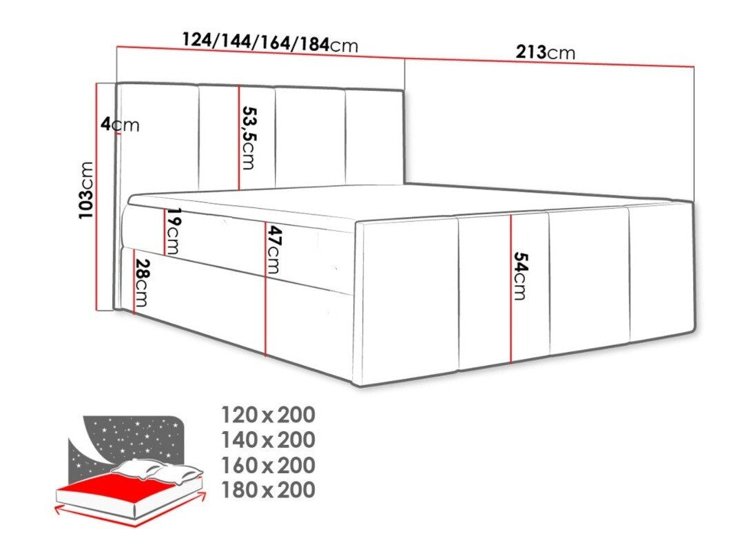 Continental bed 375953