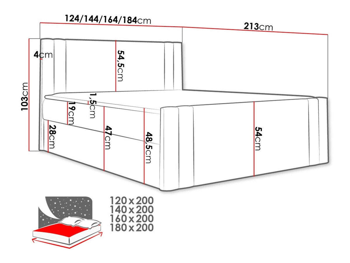 Continental bed 405023