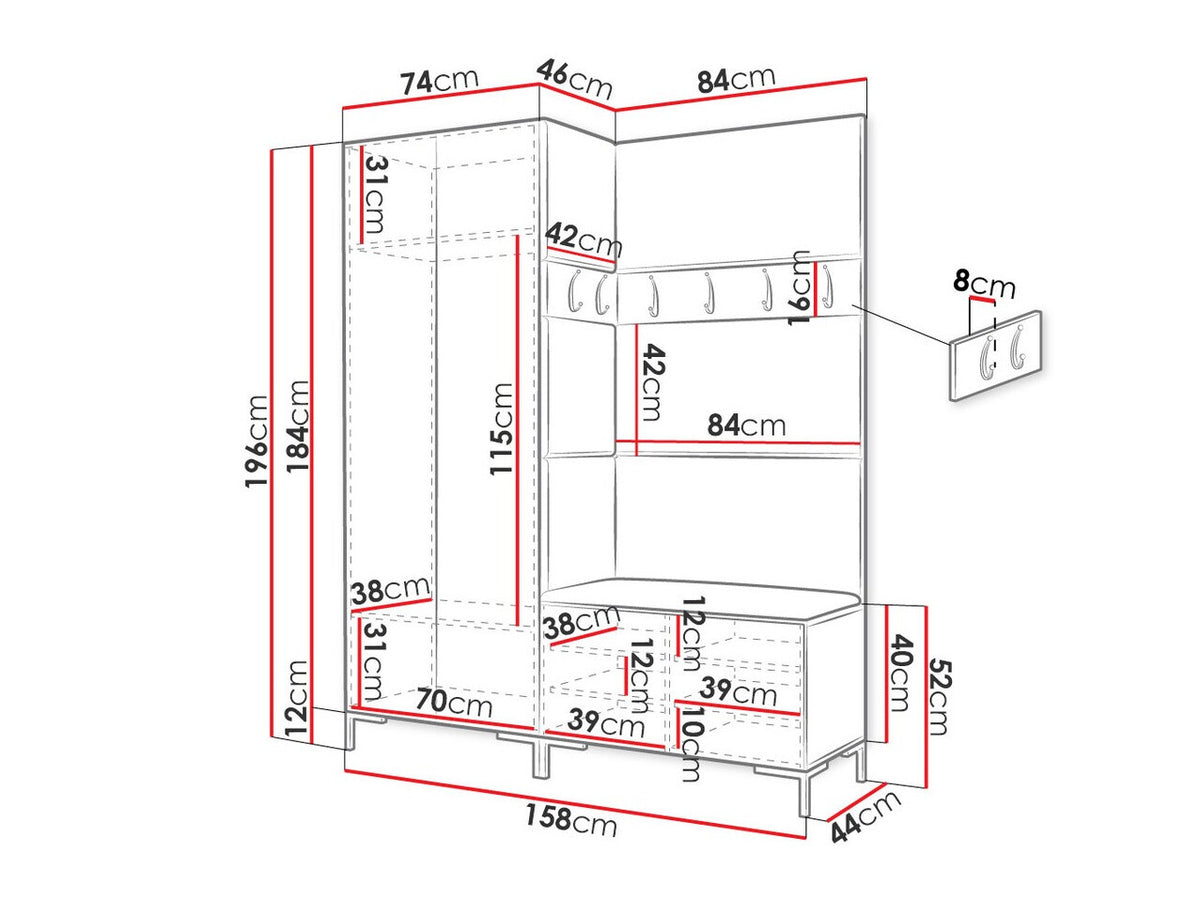 Hallway set 451152