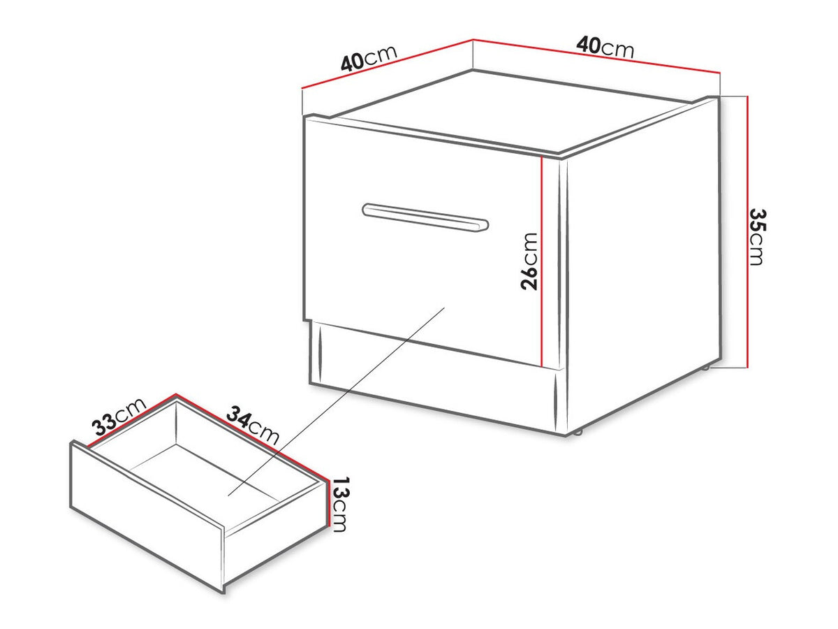 Bedside table 457189