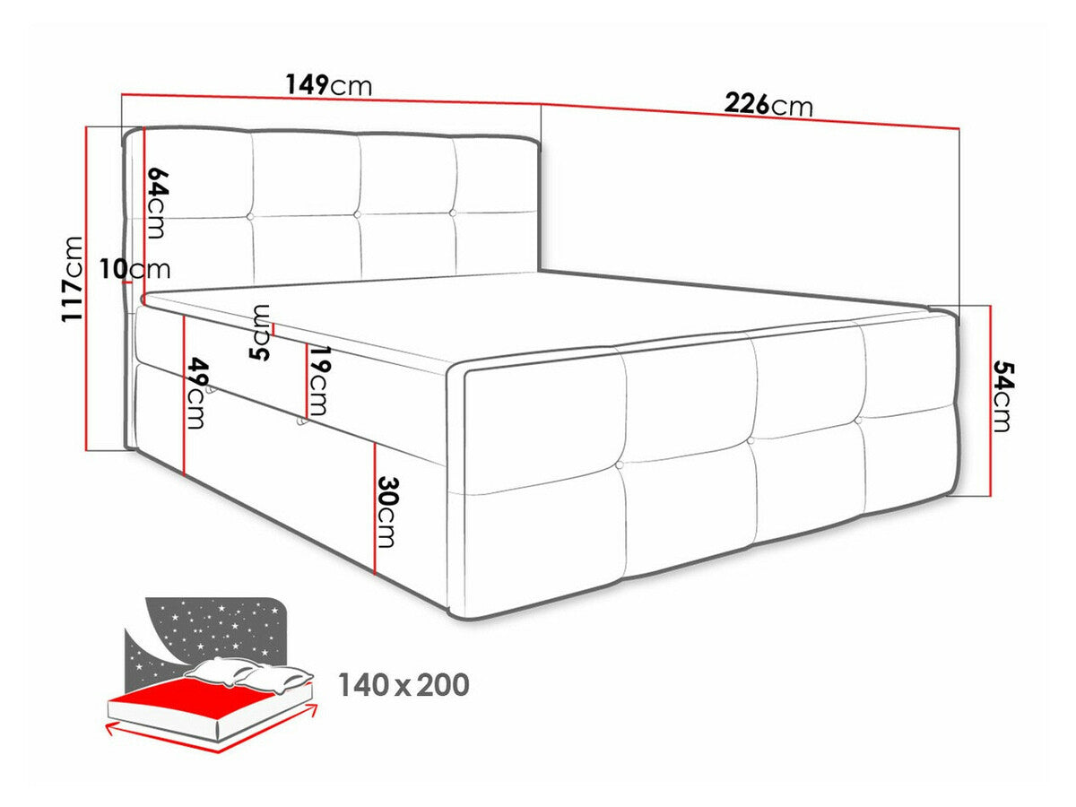 Continental bed 473260