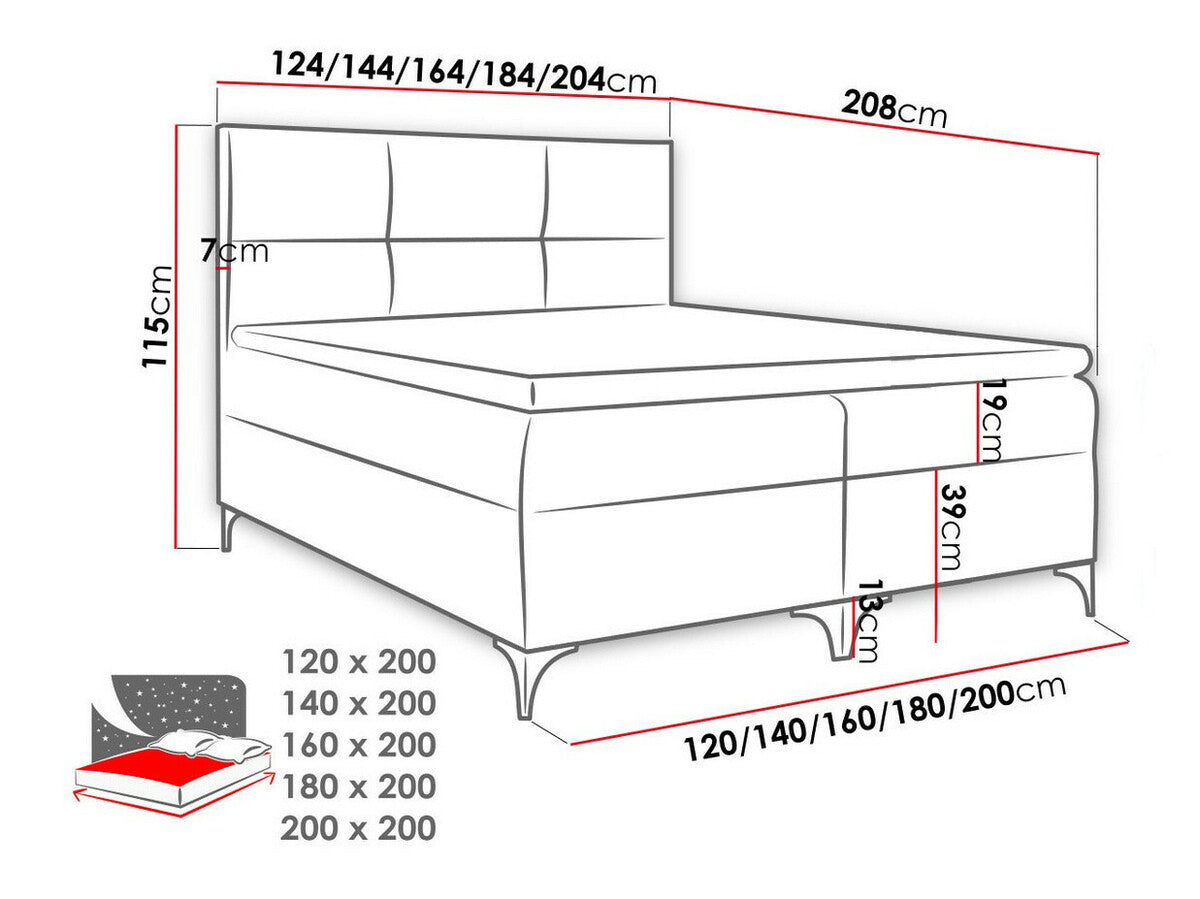 Continental bed 210704