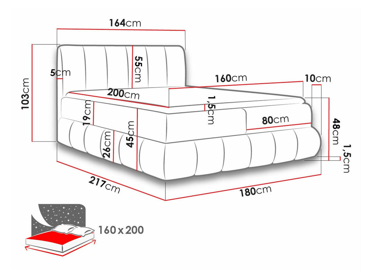Continental bed 353772