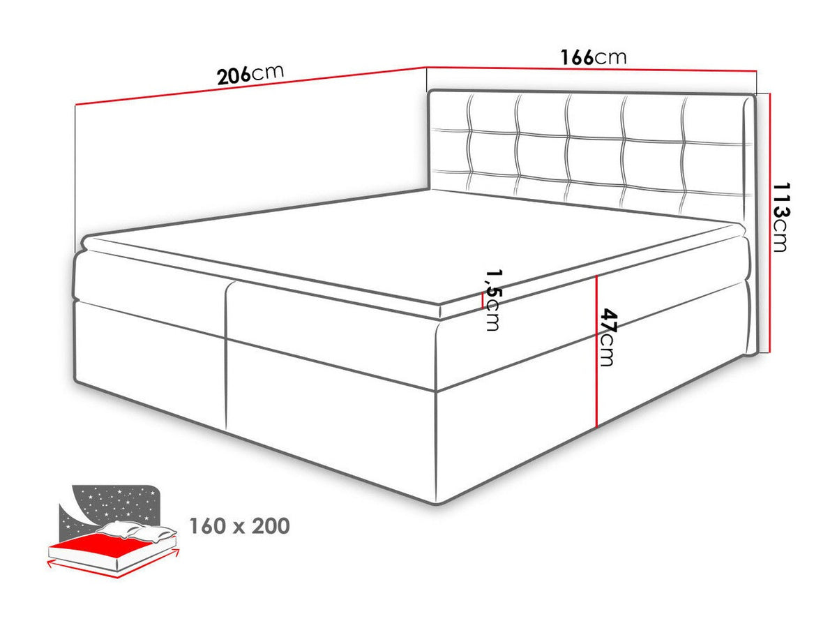 Continental bed 174147