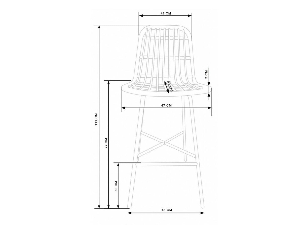 Bar stool 313306