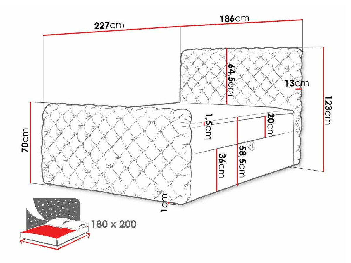 Continental bed 494302