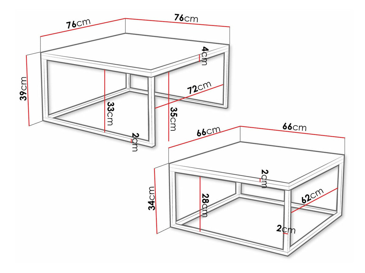 Nest of coffee tables 495046