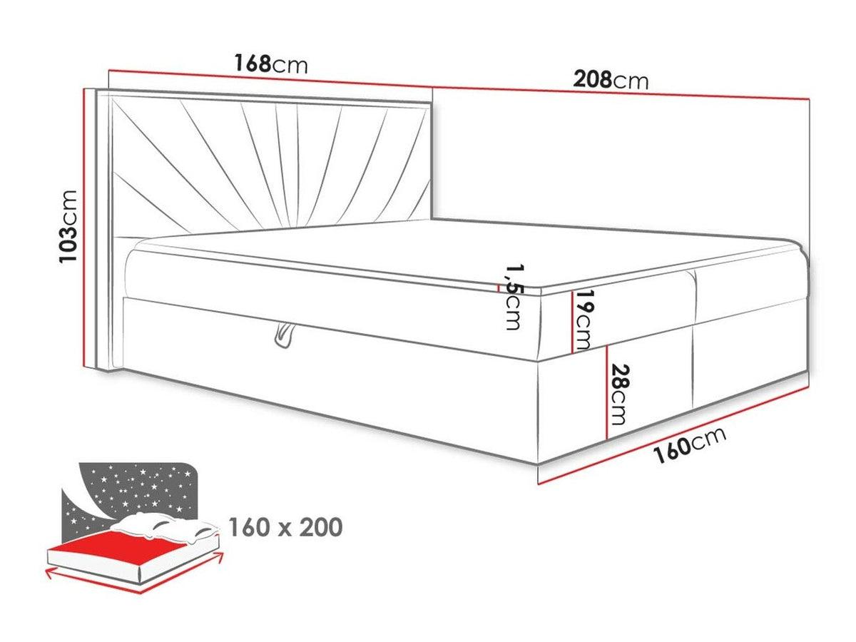Continental bed 495530