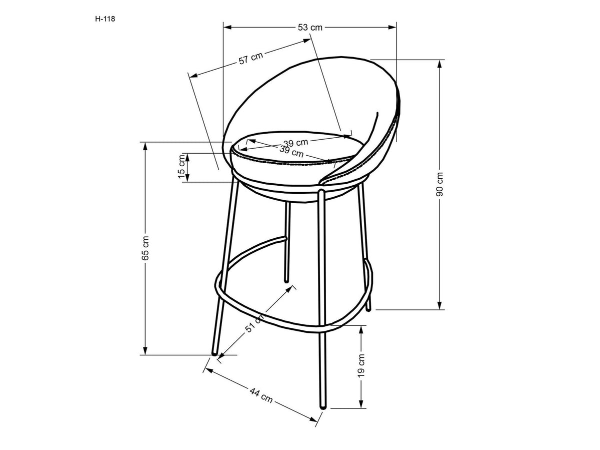 Counter stool 502281