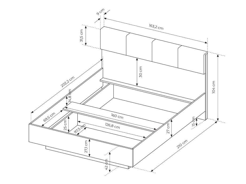Bed 507686