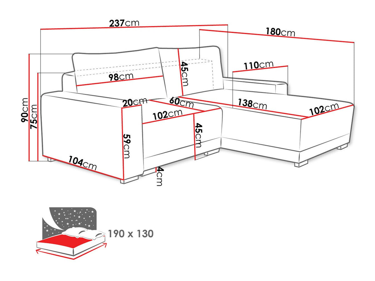 Corner sofa 509941