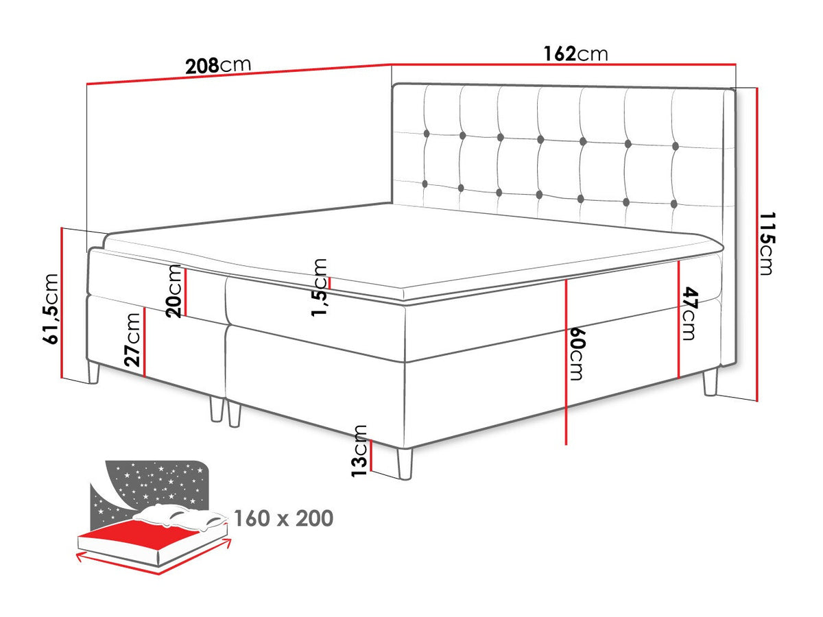 Continental bed 195896