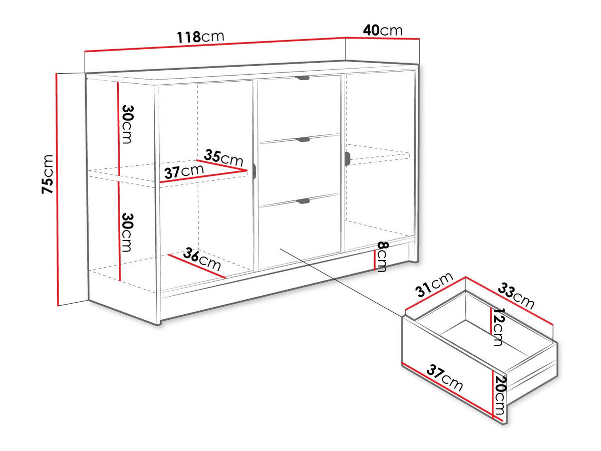 Chest of drawers 512095