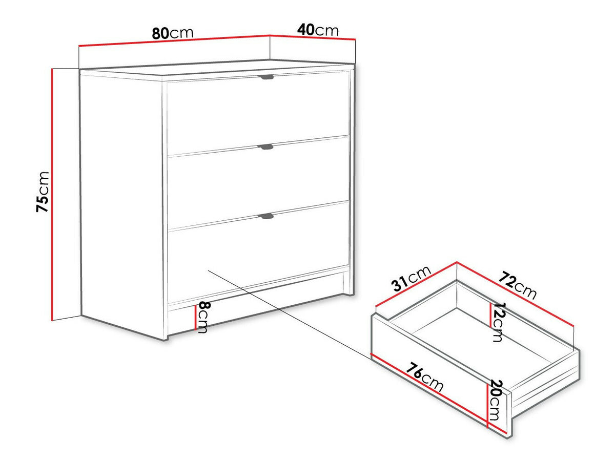 Chest of drawers 512104