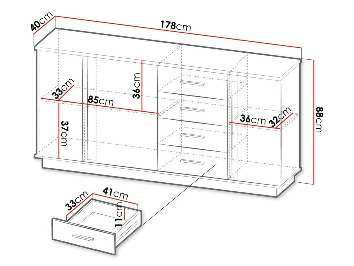 Chest of drawers 525649