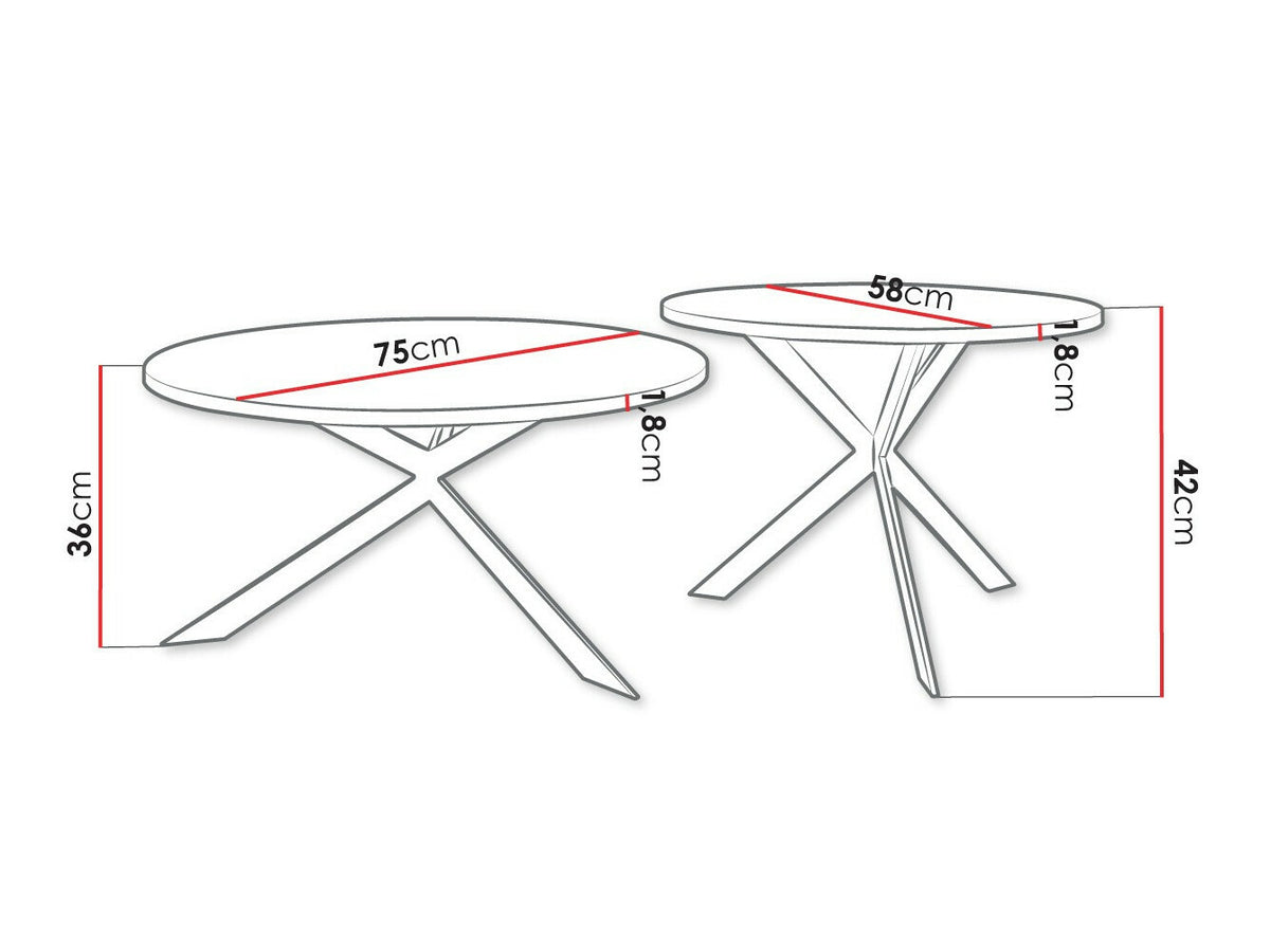 Nest of coffee tables 515918