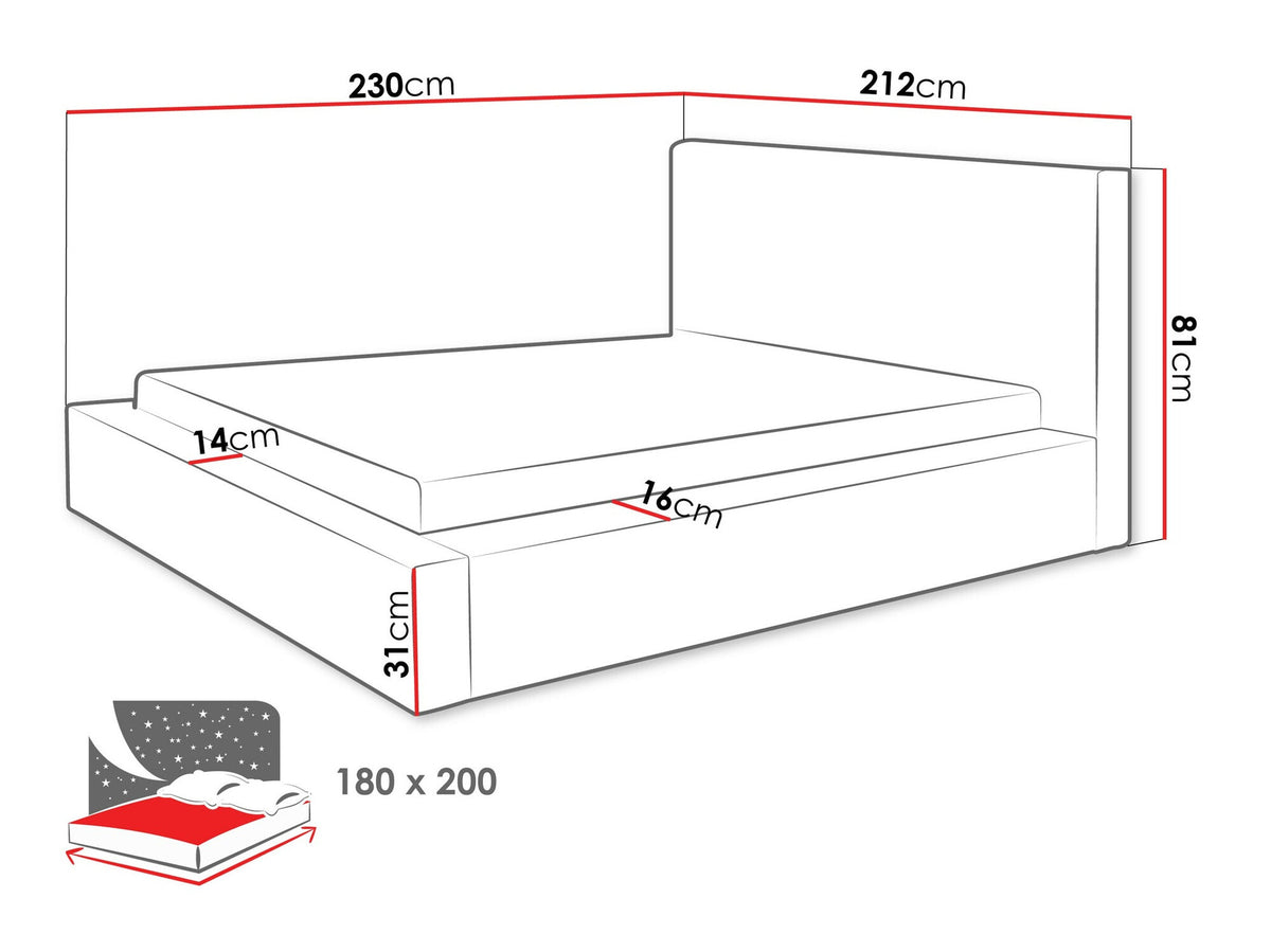 Bed 544159