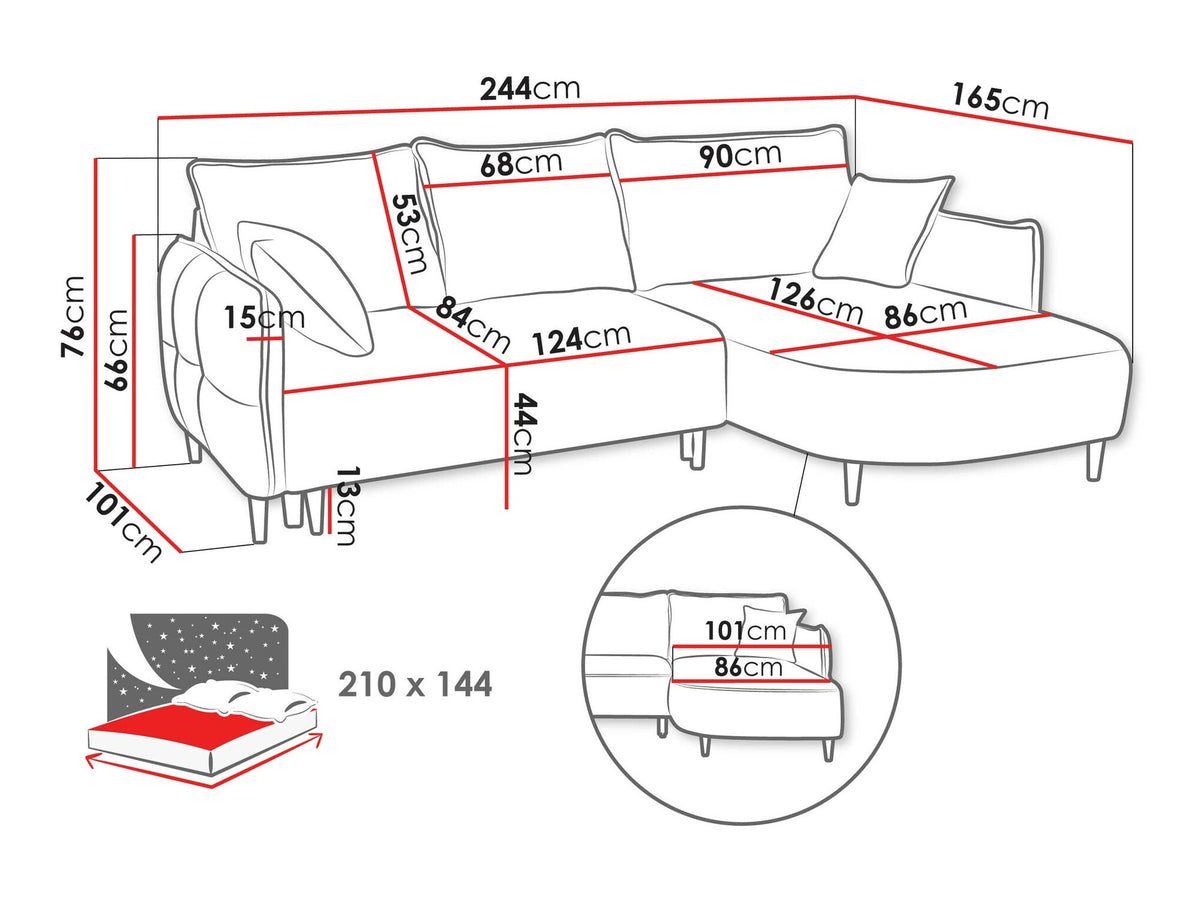 Corner sofa 553013