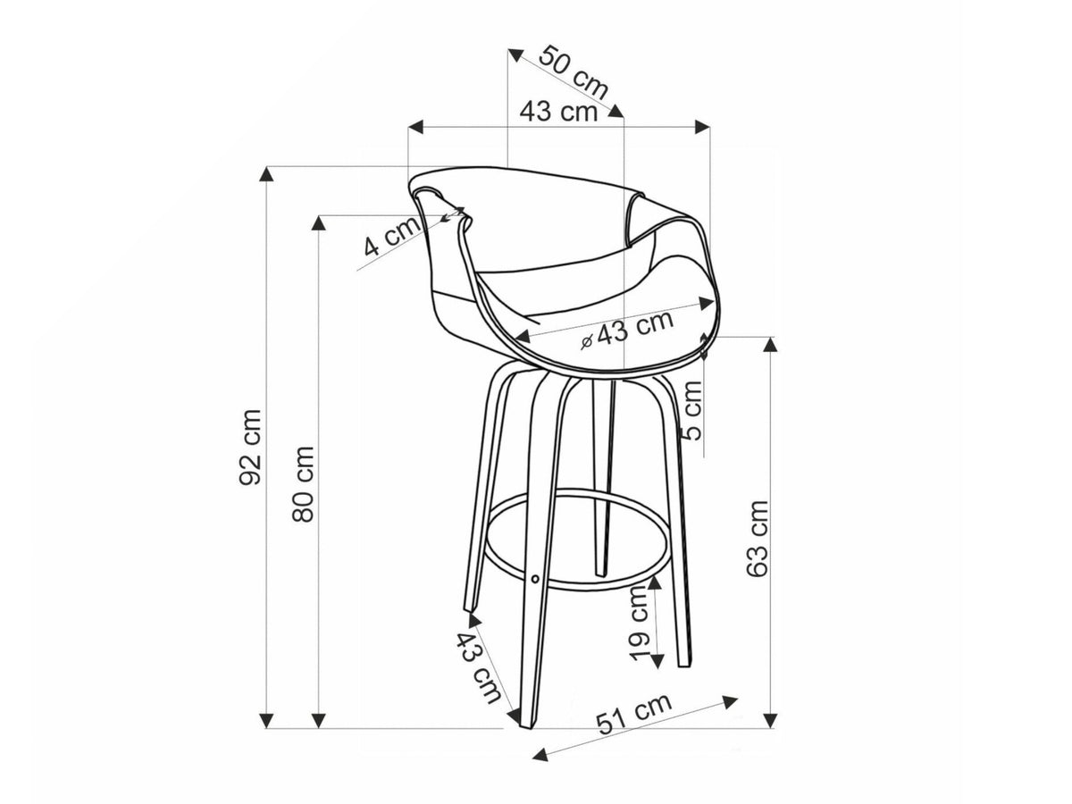Counter stool 537380