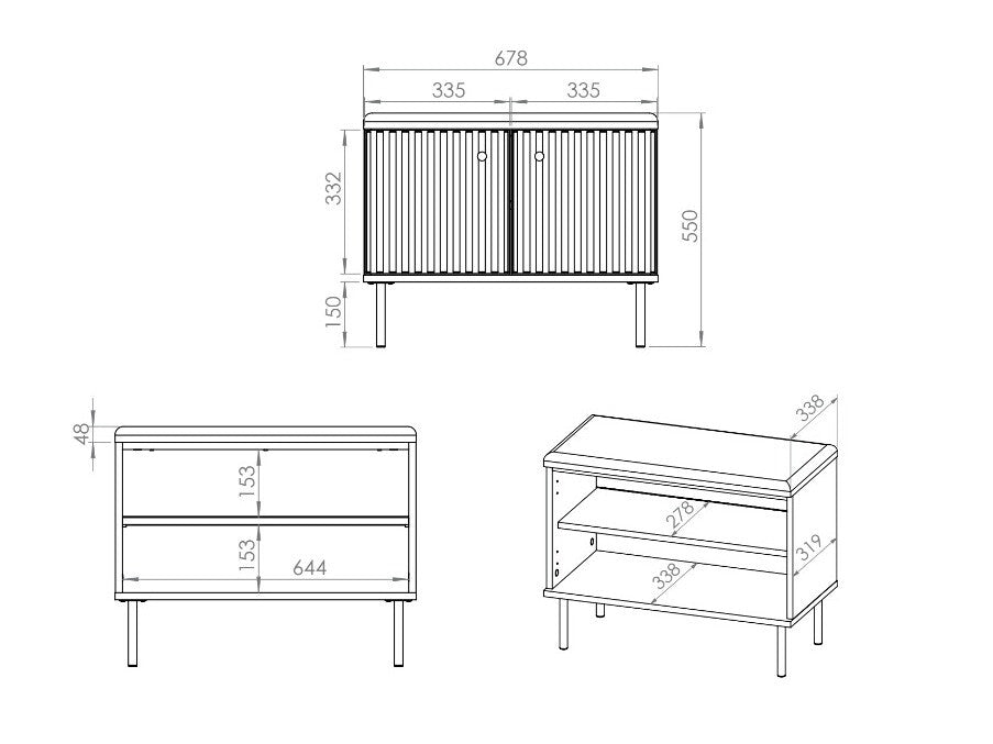Shoe cabinet 555550