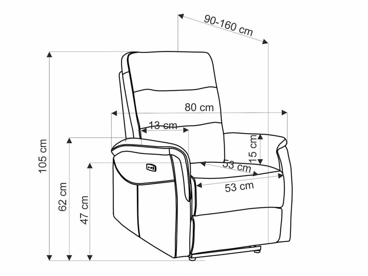 Armchair recliner 555935