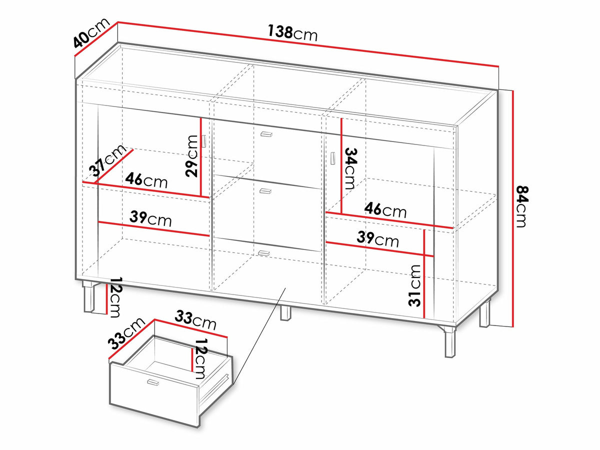 Chest of drawers 551133