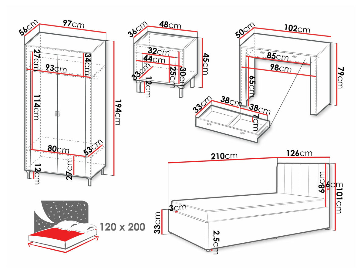 Bedroom set 551694