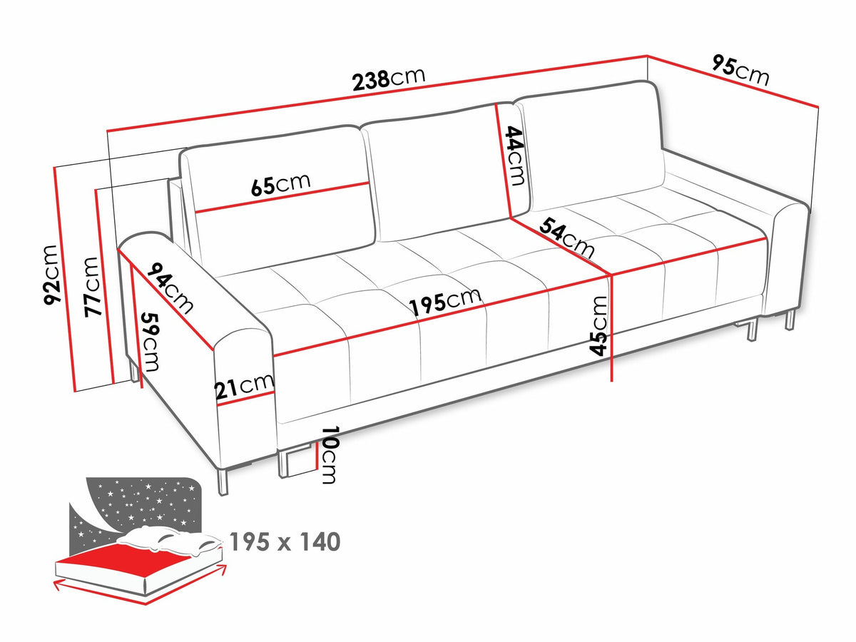 Sofa bed 561211