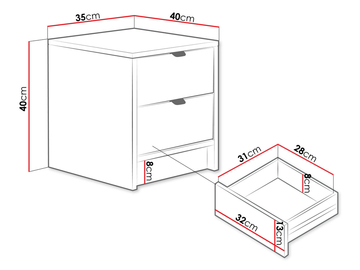 Bedside table 512122
