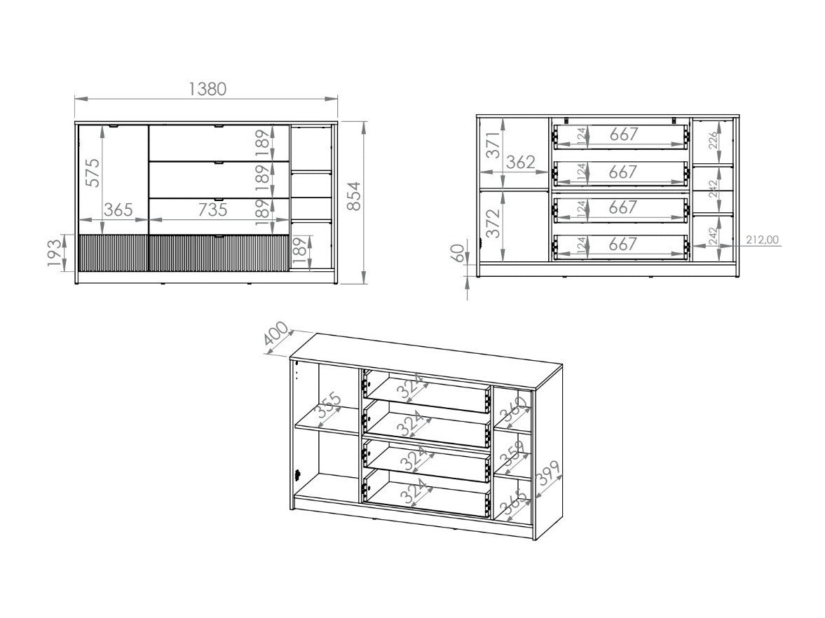 Chest of drawers 564619