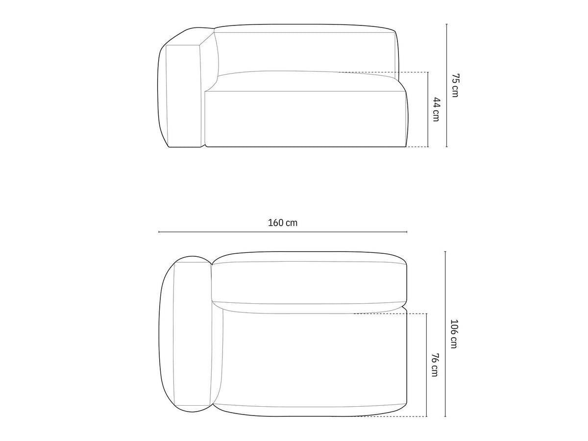 Modular seating unit 581163