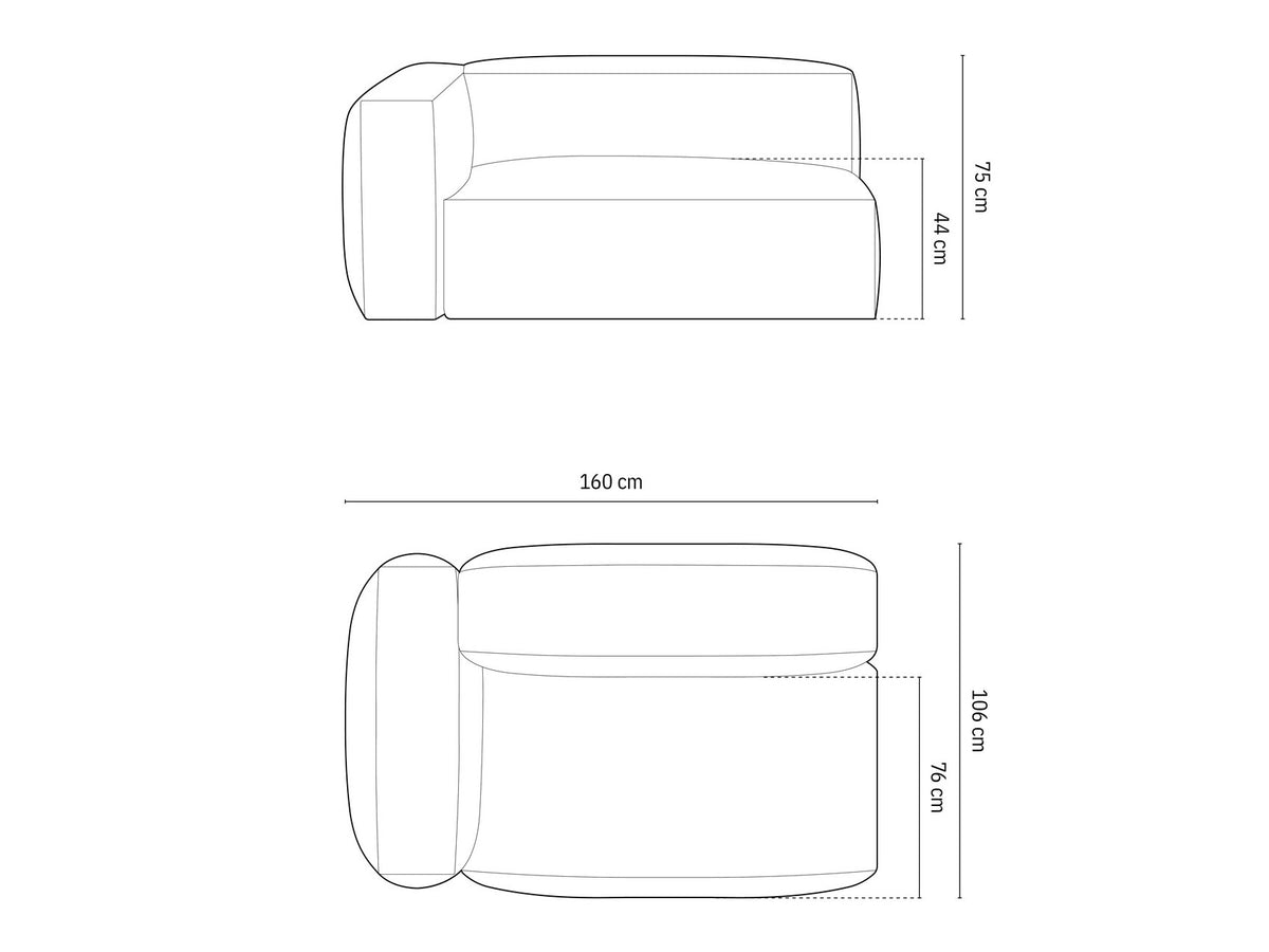 Modular seating unit 581163