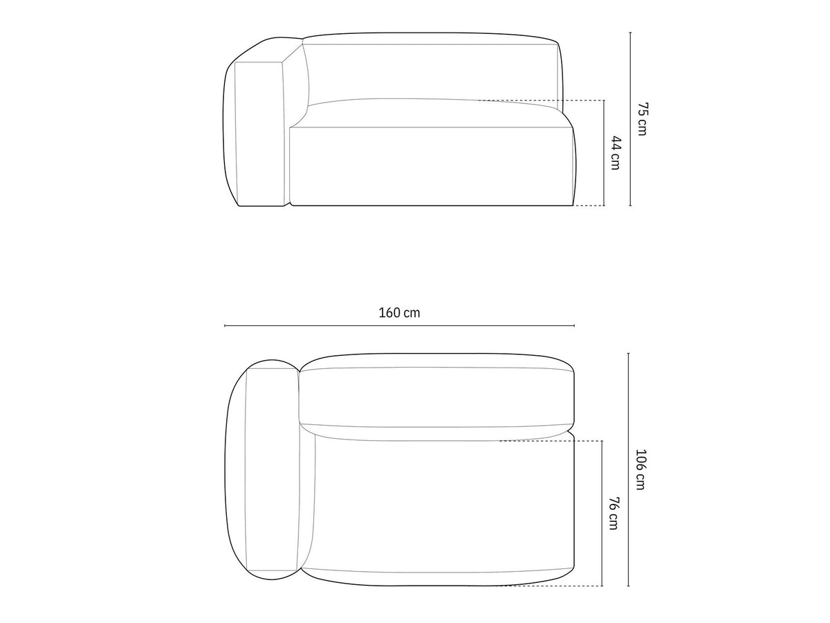 Modular seating unit 581163