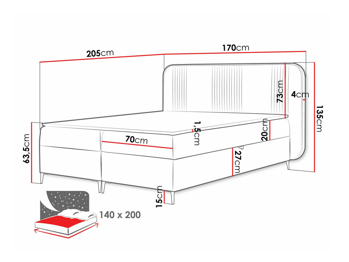 Continental bed 582487