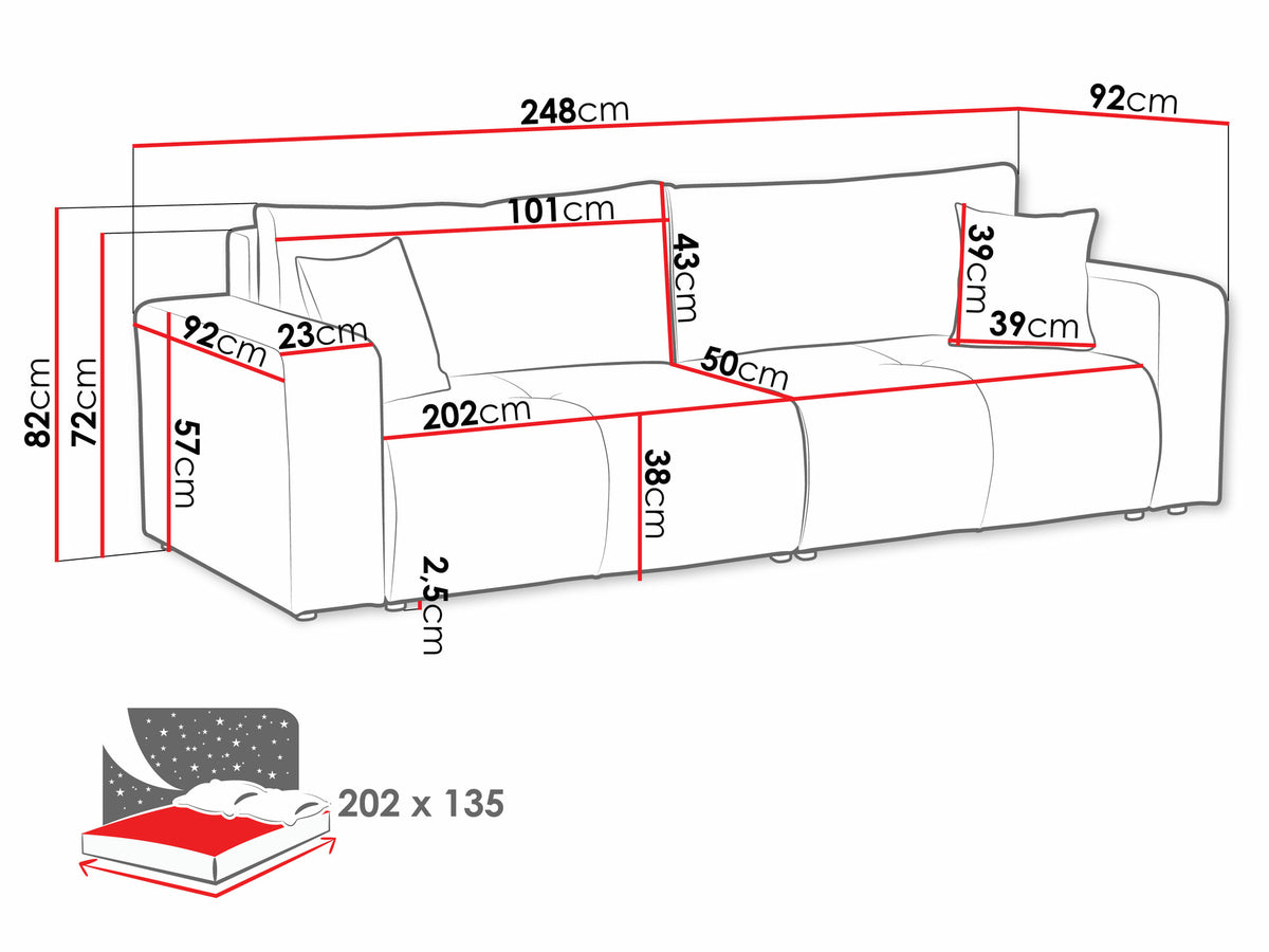 Sofa bed 583971