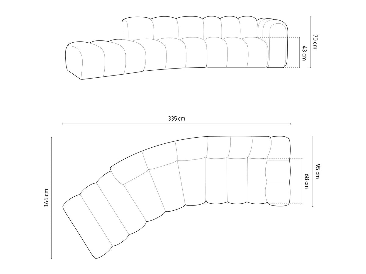 Modular sofa 592648