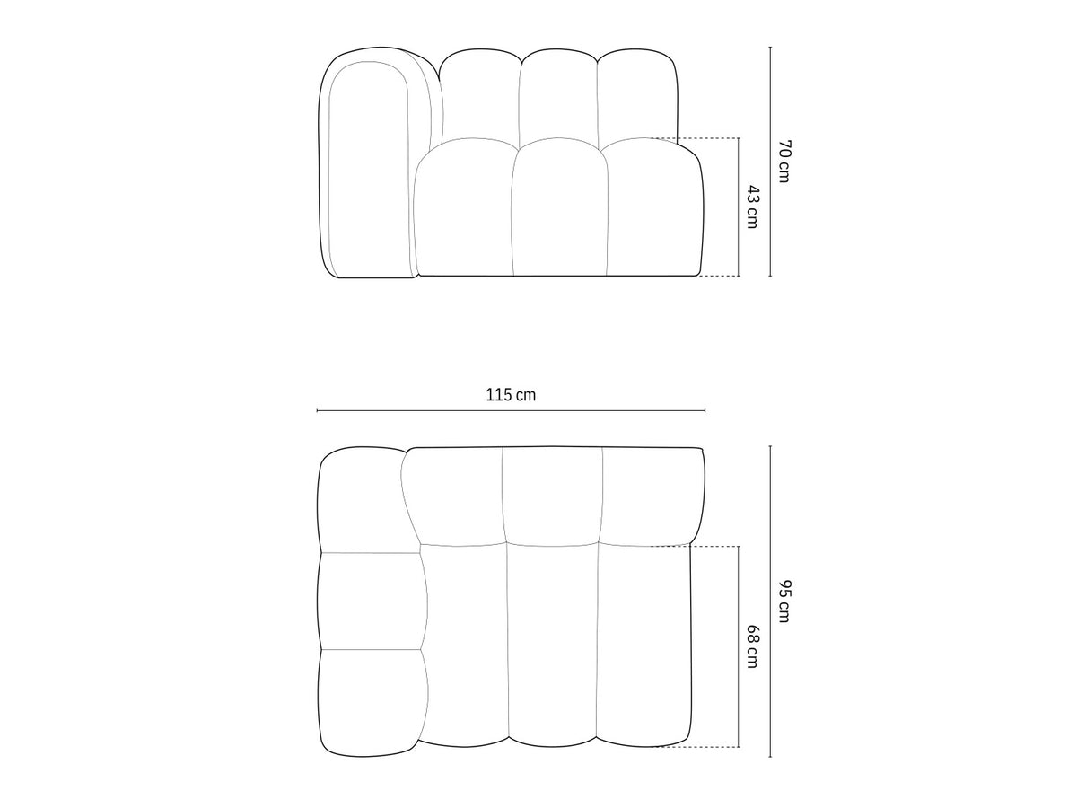 Modular seating unit 592967
