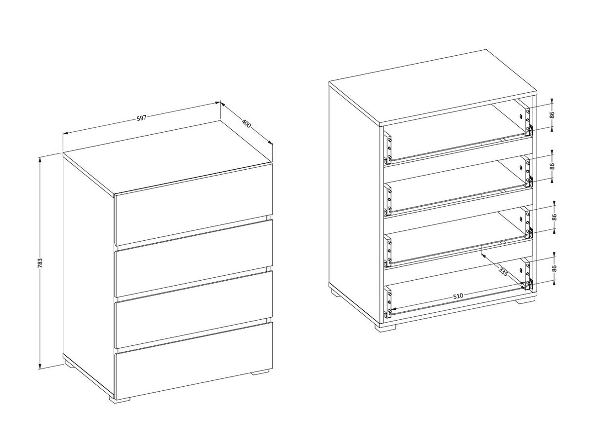 Chest of drawers 556728