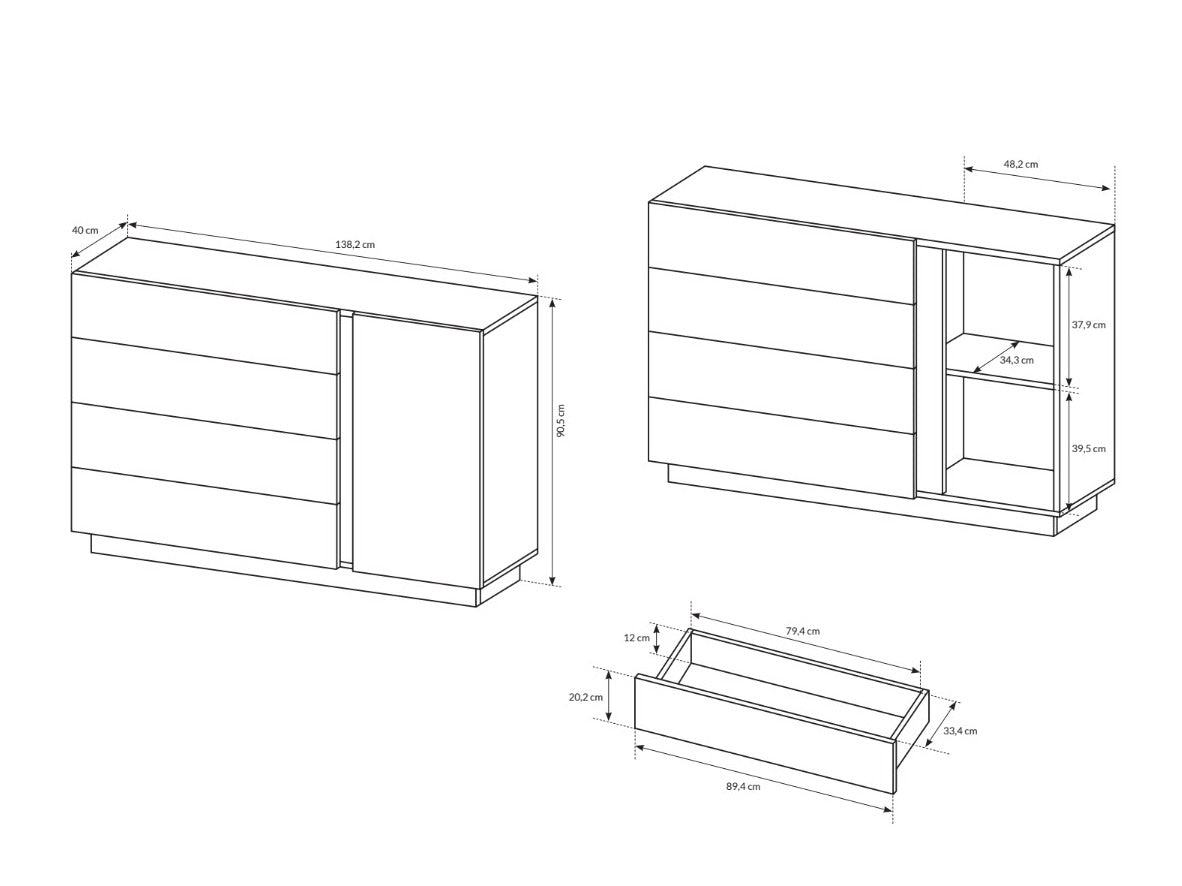 Chest of drawers 598432