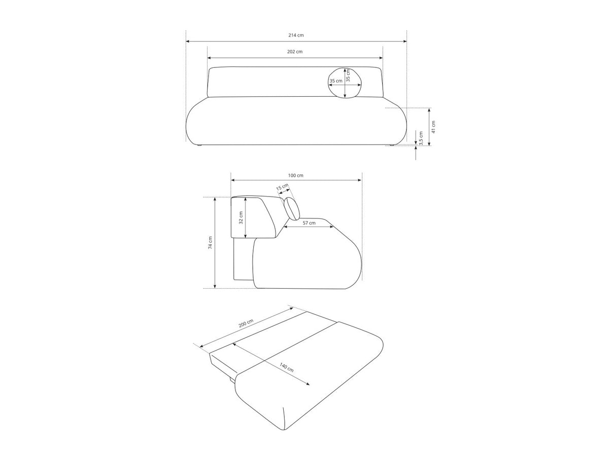 Sofa bed 598668