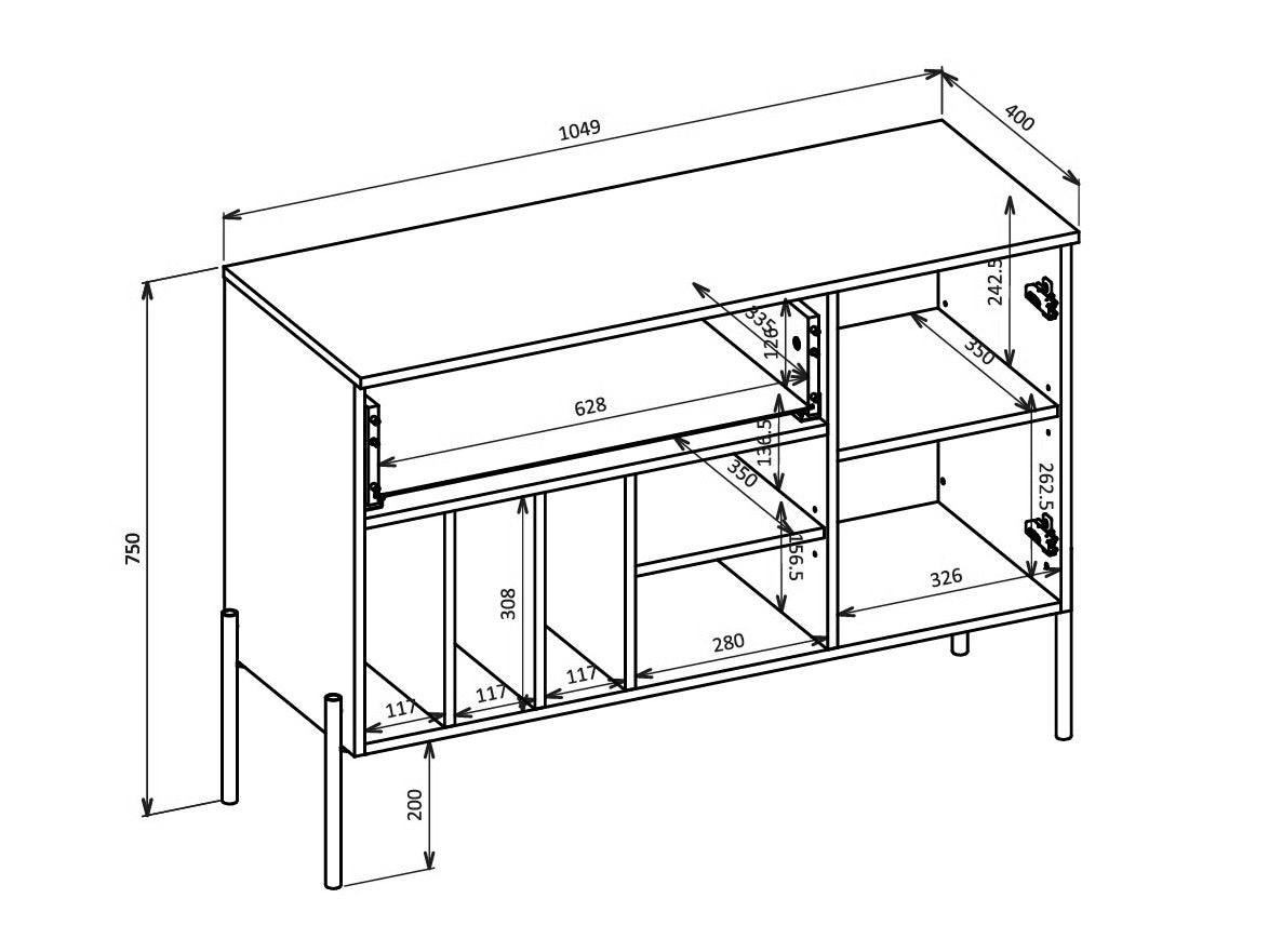 Chest of drawers 601528