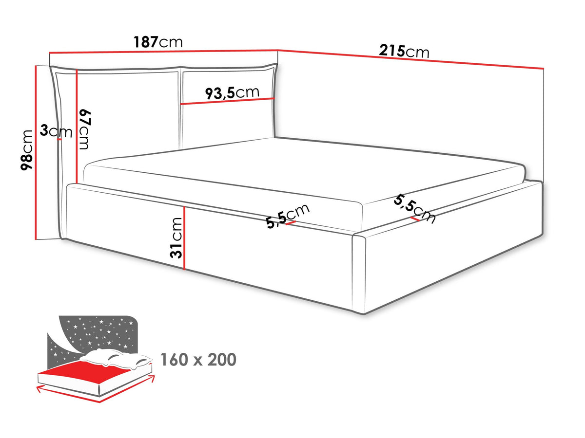 Bed 604859