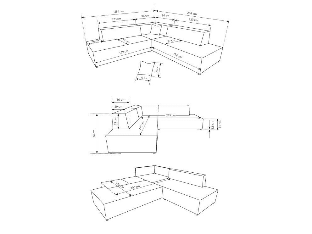 Corner sofa 605138