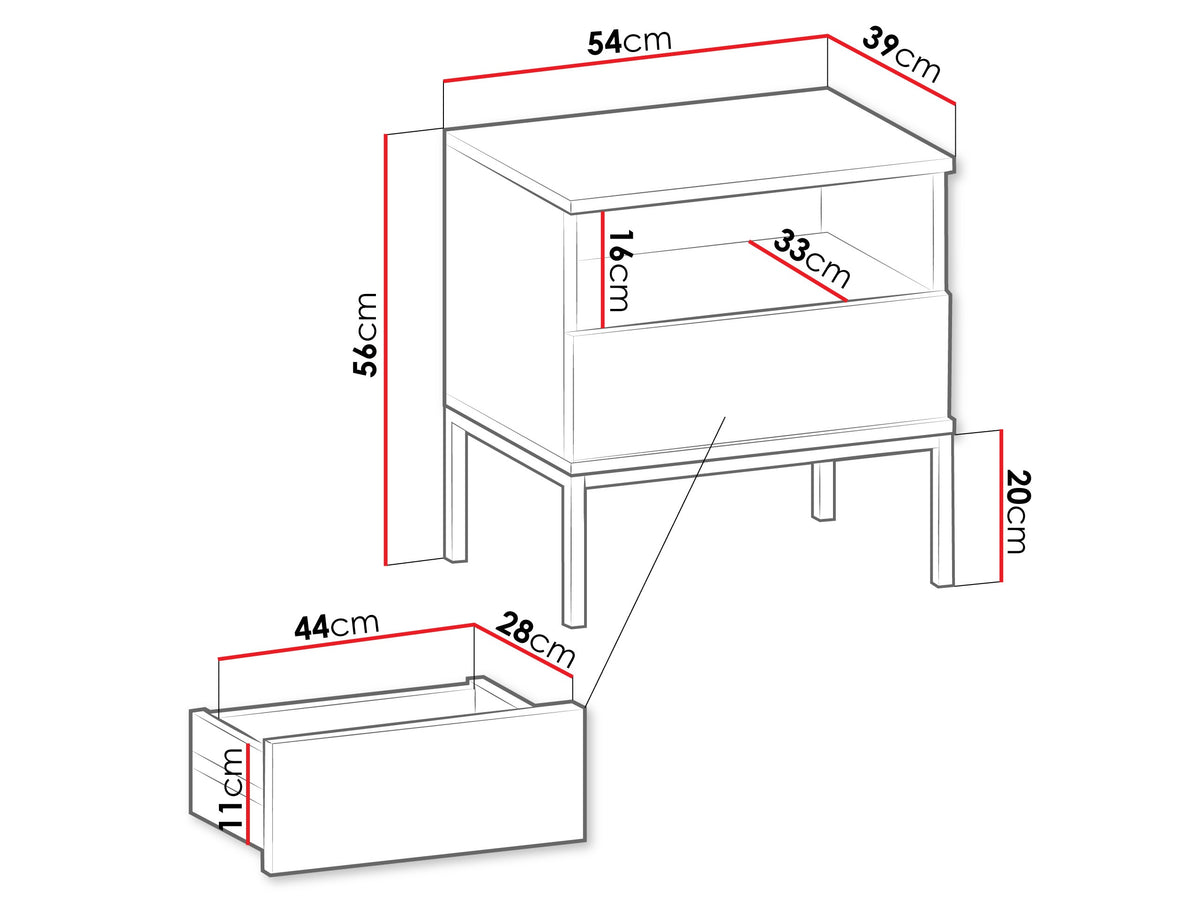 Bedside table 606662