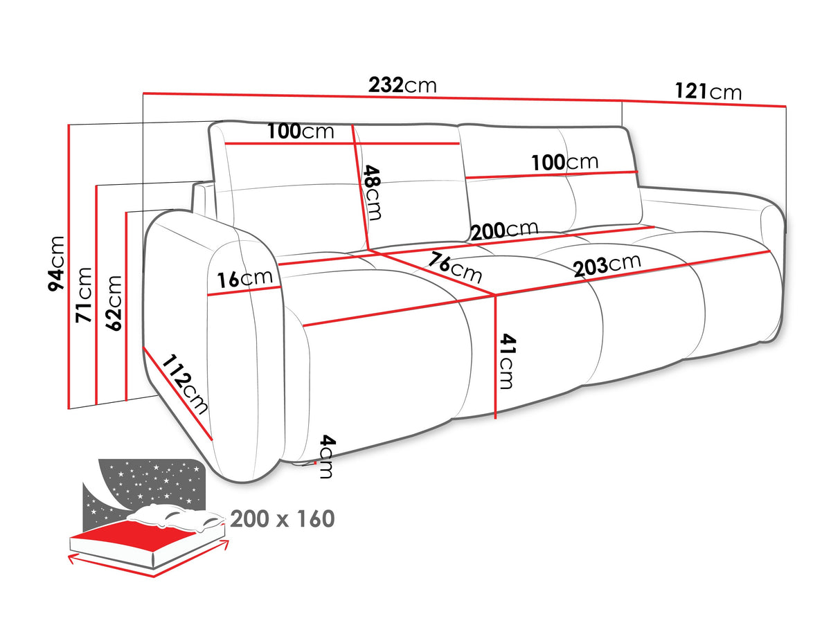 Sofa bed 609674