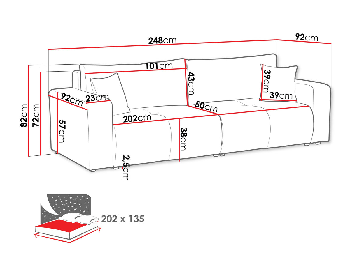 Sofa bed 583971