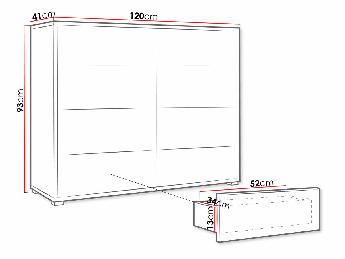 Chest of drawers 563678