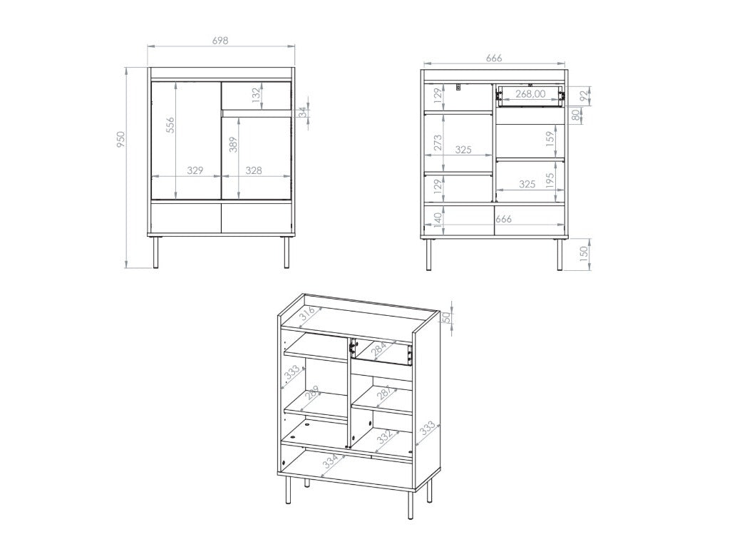 Shoe shelf 614059