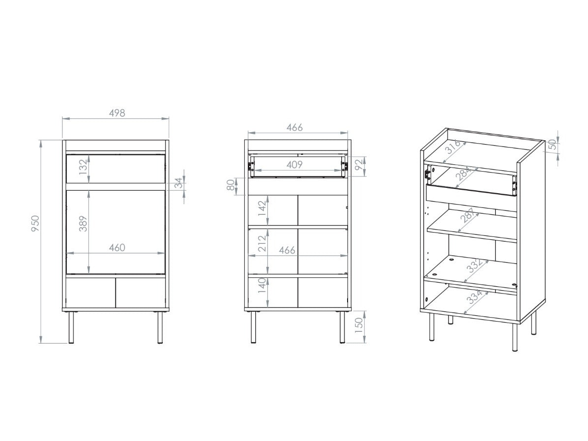 Shoe shelf 614062