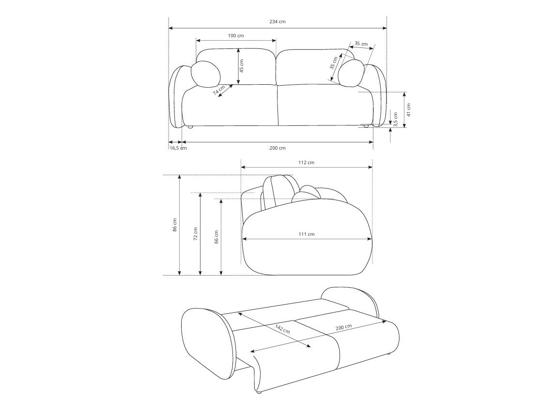 Sofa bed 614097